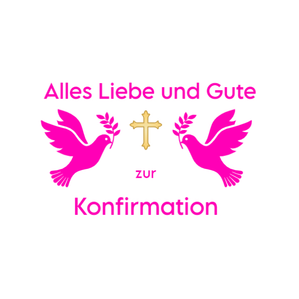 Taube Konfirmation