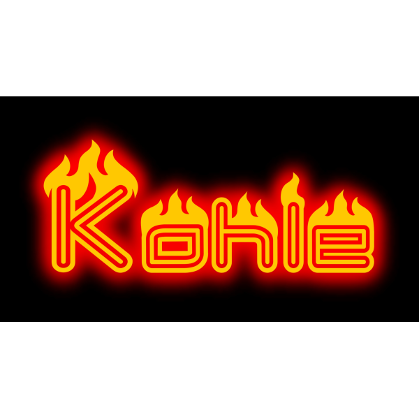 Computerflammen/Kohle