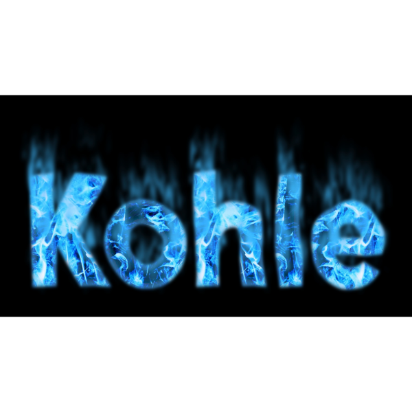 Gasflamme / Kohle