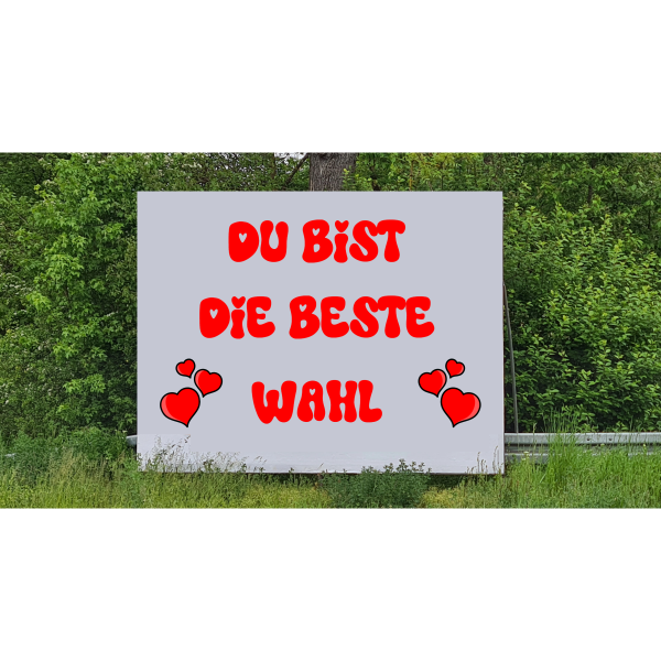 Wahlplakat