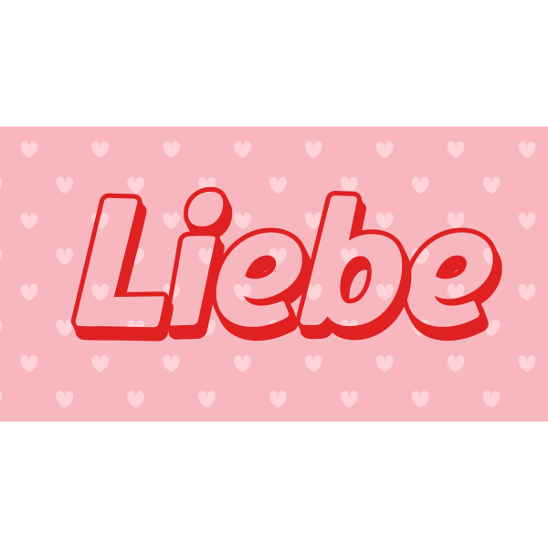 Liebe rosa