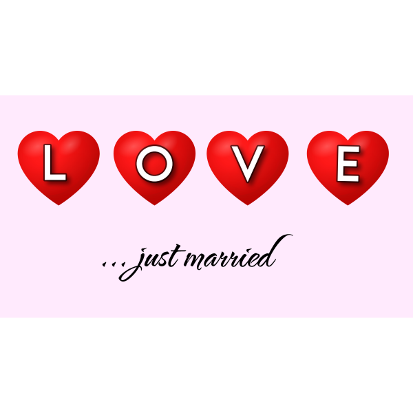 Hearts Just Married